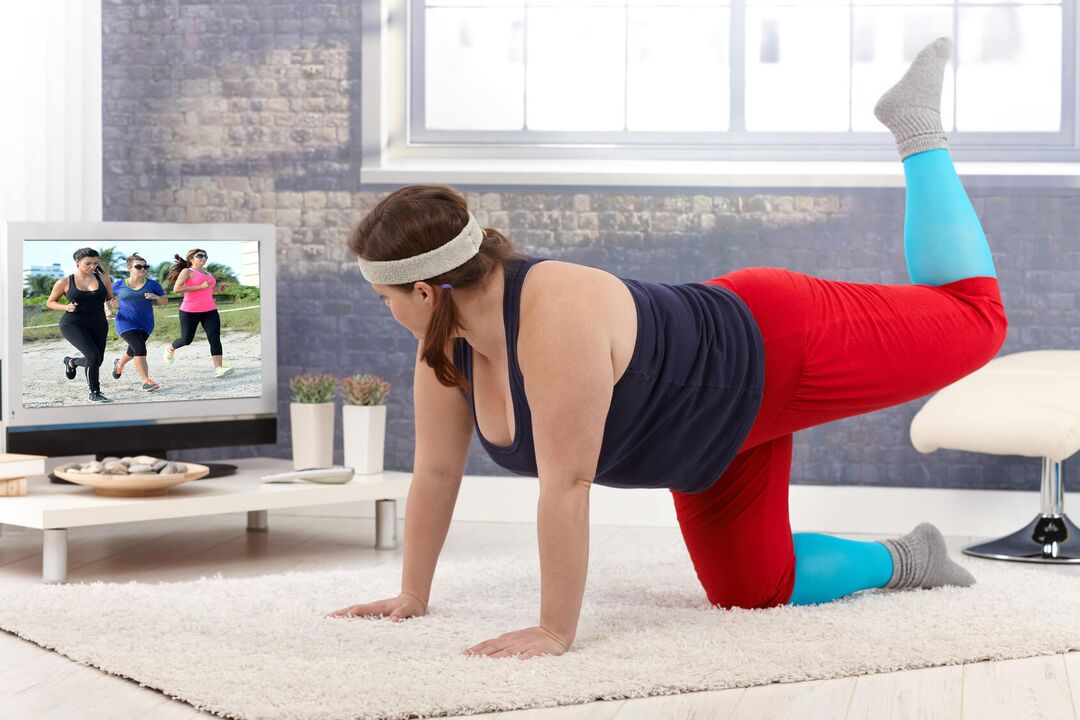 exercices pour perdre du poids devant la télé