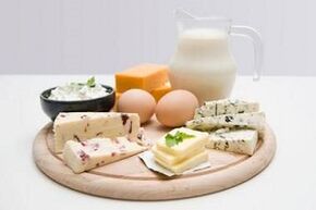 Œufs, produits laitiers allégés et produits laitiers fermentés pour un régime protéiné